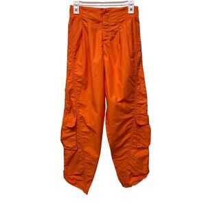 Free People FP Movement Mesmerize Me Cargo Pants Orange size small